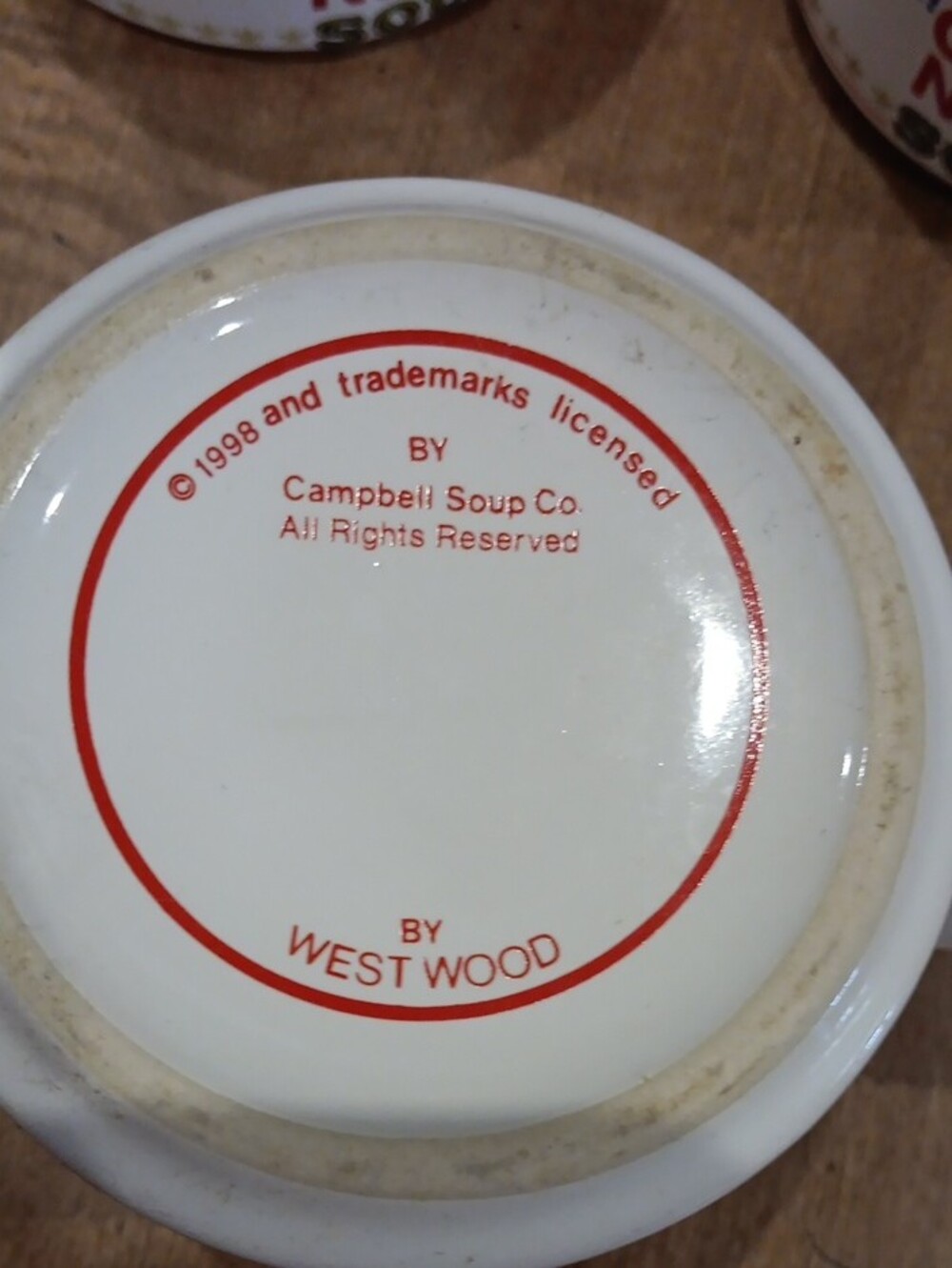 Red Soup-Themed Ceramic Mug Set - Red Campbells Soup - Picture 8 of 8